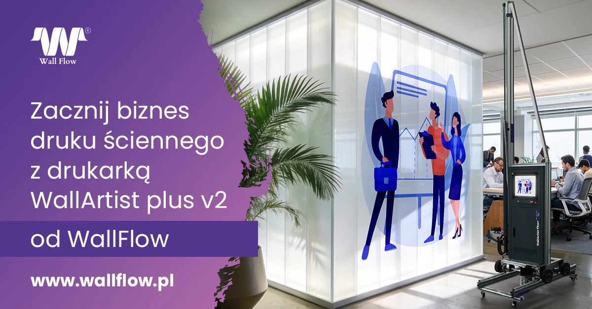 Wspolpraca z Architektami wnetrz. Partnerzy w biznesie. Druk scienny. Drukarka scienna WallArtis Plus v2